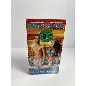 INTO THE BLUE VHS VIDEO MOVIE, PAUL WALKER, JESSICA ALBA, SCOTT CAAN, ASHLEY S.